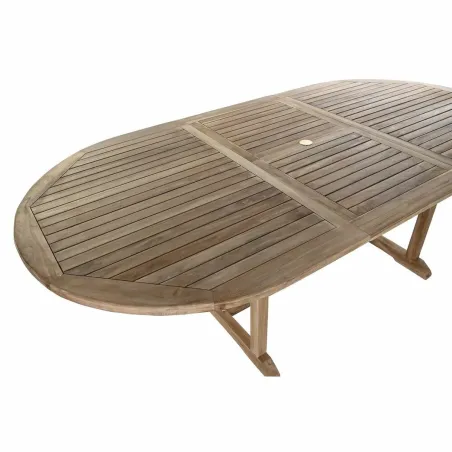 Pusdienu galds DKD Home Decor Brūns Pagarināms Tīkkoks (180 x 120 x 75 cm)