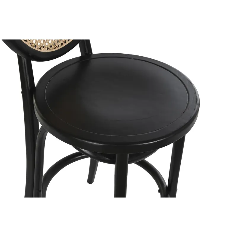 taburete DKD Home Decor 43 x 43 x 108 cm Melns