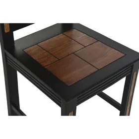 ēdamistabas krēsls DKD Home Decor Tumši brūns Akācija (42 x 47 x 102 cm)