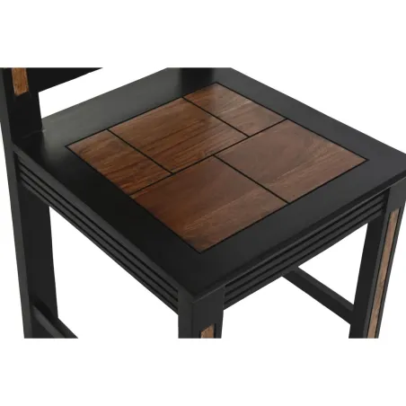 ēdamistabas krēsls DKD Home Decor Tumši brūns Akācija (42 x 47 x 102 cm)
