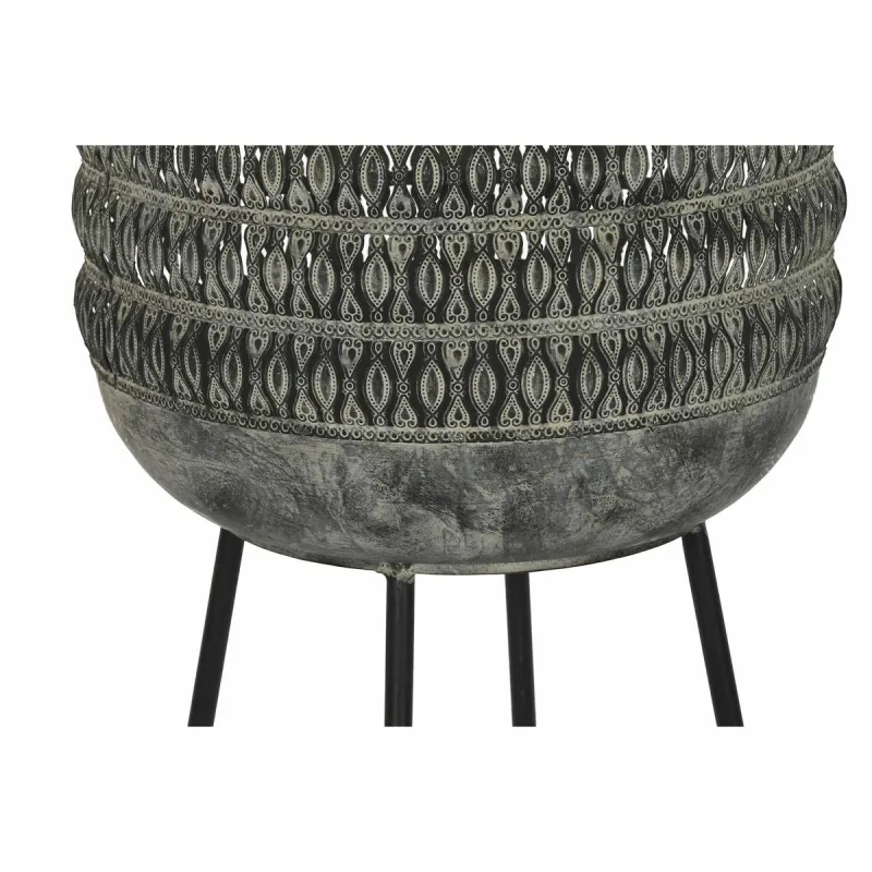 Набор кашпо DKD Home Decor Изношенный 32 x 32 x 84 cm Металл (2 штук)
