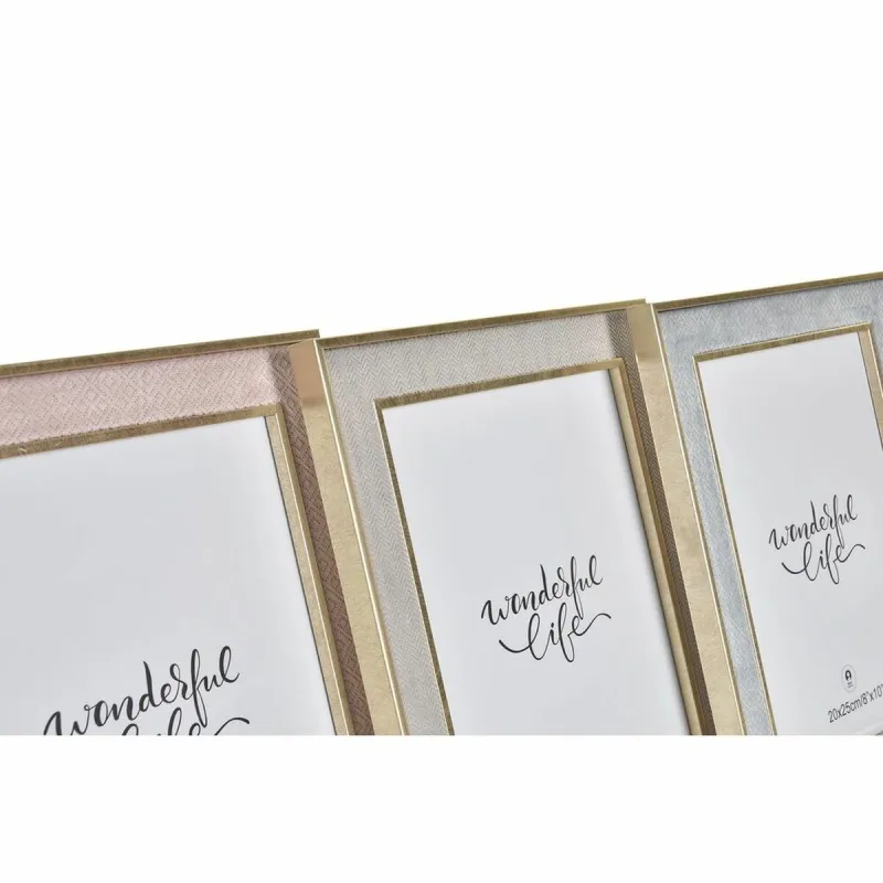 Фото рамка DKD Home Decor Стеклянный Деревянный MDF (26 x 2 x 31 cm) (3 штук)