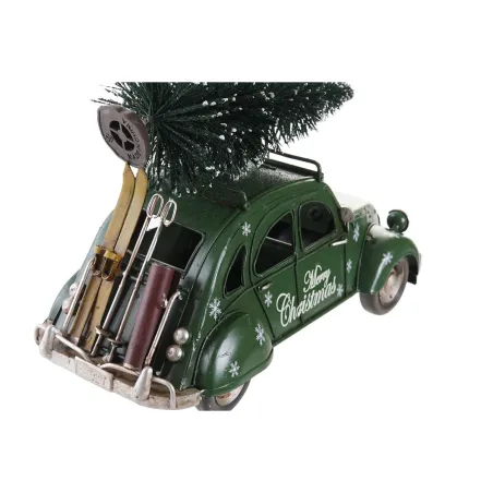 Jõuluehe DKD Home Decor Punane Roheline Auto 26 x 11,5 x 16,5 cm (2 Ühikut)