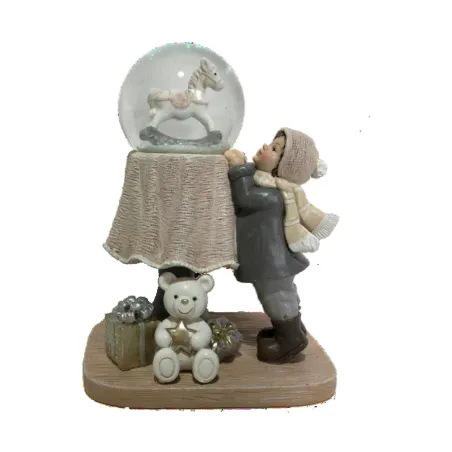 Новогоднее украшение DKD Home Decor Смола (12,5 x 9,5 x 16 cm) (2 штук)