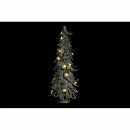 Naujametinė eglutė DKD Home Decor Pilka Natūralus Beržas 35 x 35 x 96 cm