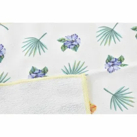 Keittiöliina DKD Home Decor Harmaa Trooppinen 3 Kappaletta