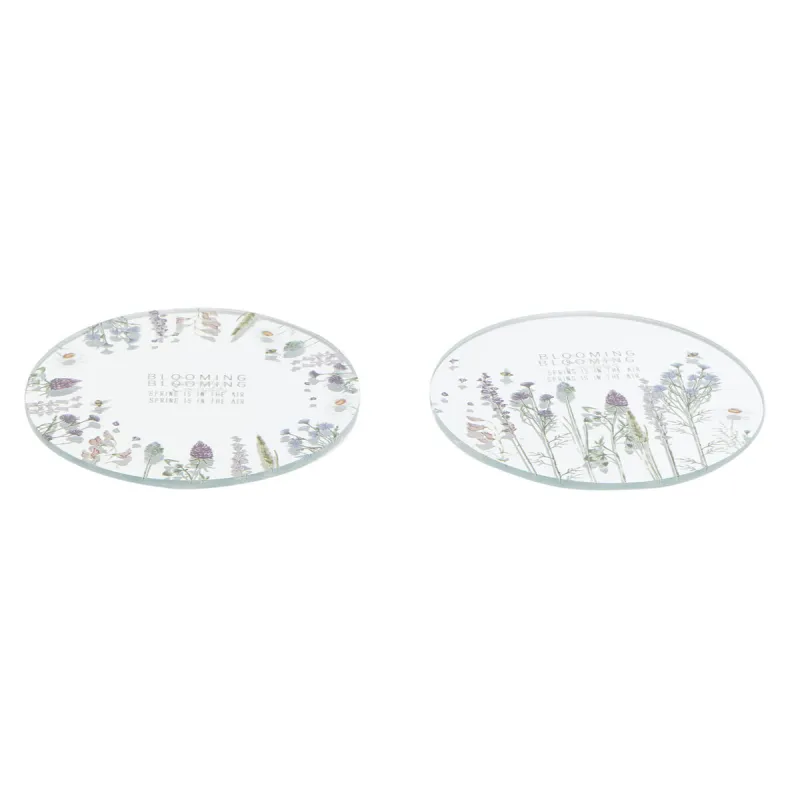 Žibintas DKD Home Decor Kristalli Monivärinen Perhonen (10 x 10 x 1 cm) (2 unidades)