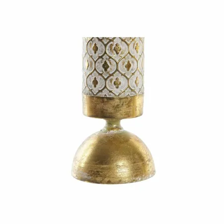 Svijećnjak DKD Home Decor Kuldne Metall (11 x 11 x 41 cm) (2 unidades)