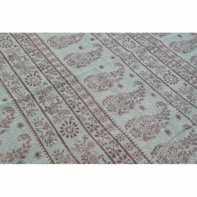 Paklājs DKD Home Decor 120 x 180 x 0,4 cm Zils Poliesters Zaļš Arābija (2 gb.)