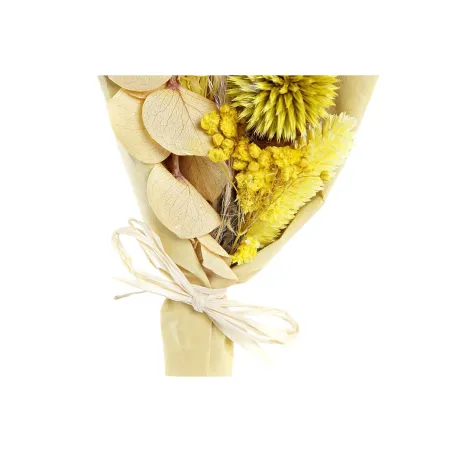 Krūva DKD Home Decor Rusvai gelsva Geltona Džiovinta gėlė (10 x 5 x 18 cm) (2 vnt.)