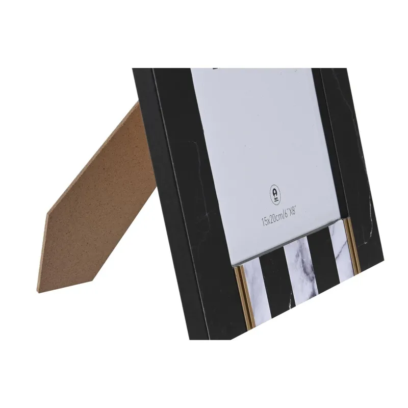 Fotoraam DKD Home Decor Metall Kahevärviline Puit MDF (20,8 x 1,5 x 25,8 cm)