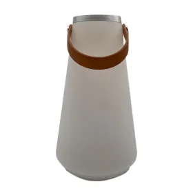 Stalinė lempa DKD Home Decor Balta Ruda 13,5 x 13,5 x 23 cm