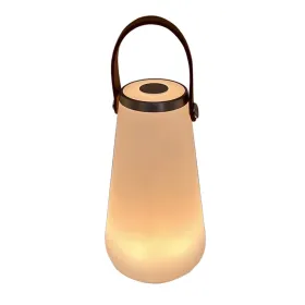Stalinė lempa DKD Home Decor Balta Ruda 13,5 x 13,5 x 23 cm