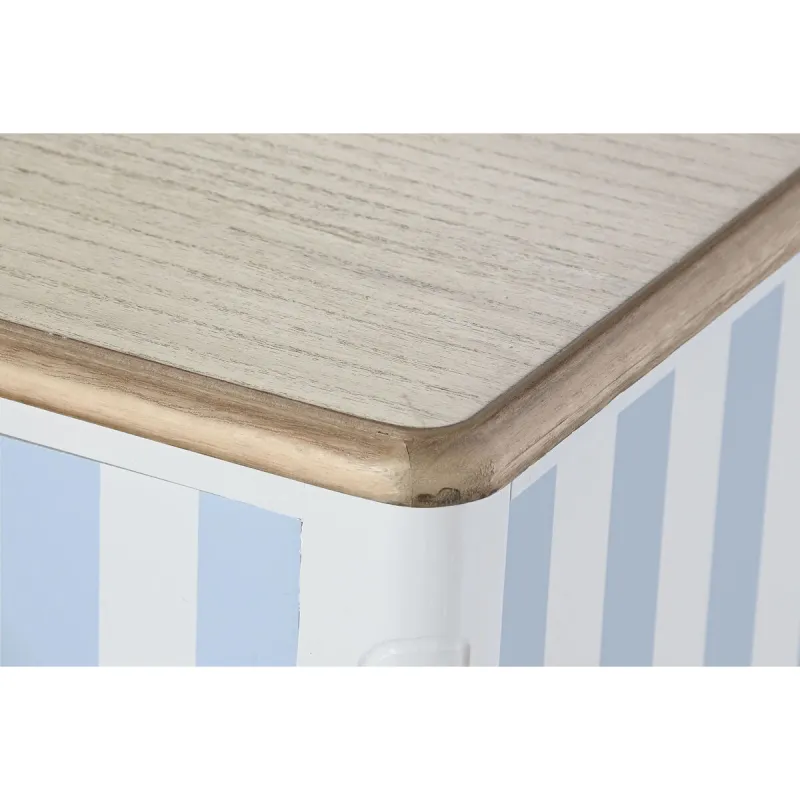 ТВ шкаф DKD Home Decor Белый Небесный синий (120 x 48 x 60 cm)