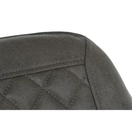 Krēsls DKD Home Decor Melns Pelēks Metāls Poliuretāns 63 x 49 x 85 cm 49 x 59 x 87 cm
