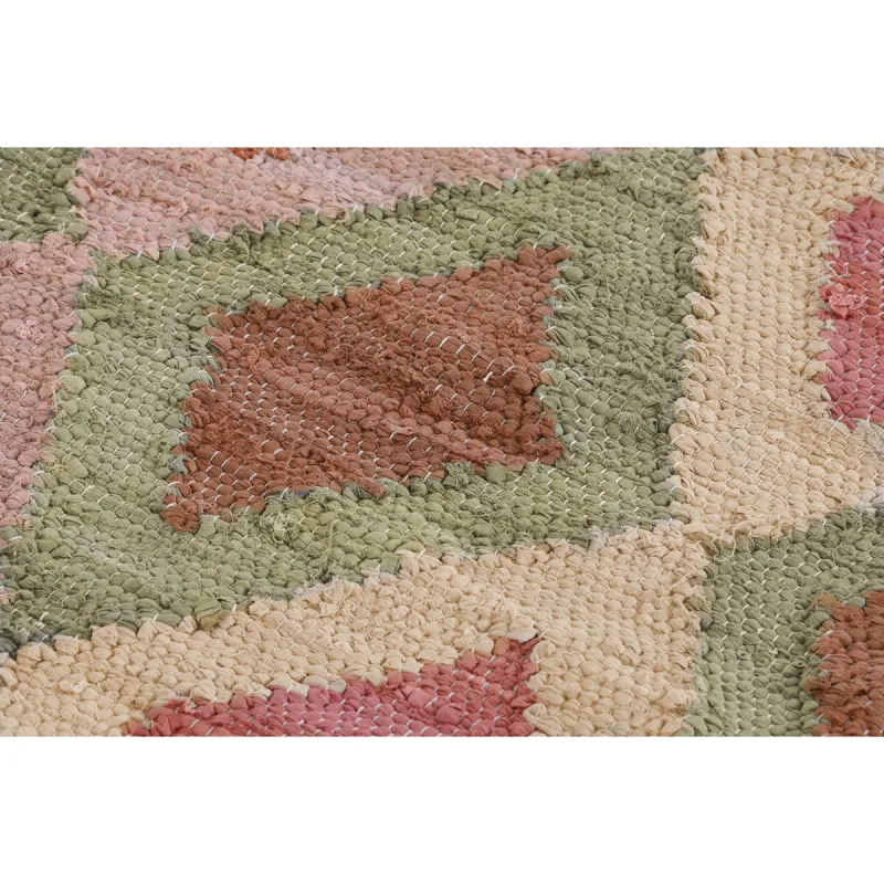 Kilimas DKD Home Decor Pilka Geltona Spalvotas Rombas 160 x 230 x 1 cm