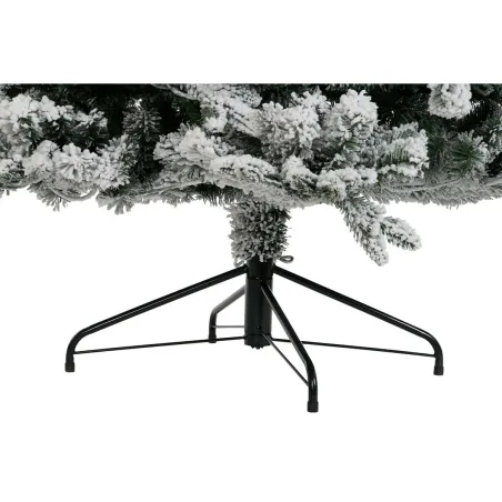 Joulupuu DKD Home Decor Valkoinen Vihreä Polyetyleeni Lumisade 140 x 140 x 210 cm