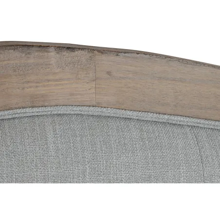 Päätylevy DKD Home Decor Harmaa Kumipuu 160 x 10 x 120 cm