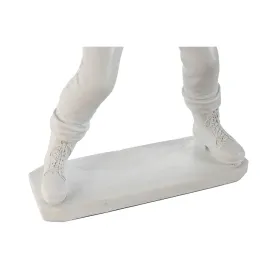Laualamp Home ESPRIT Valge Kuldne Vaik 220 V 32 x 13 x 52 cm