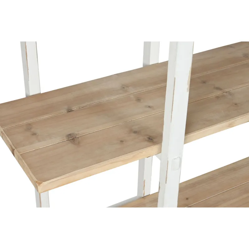 Полка Home ESPRIT Белый Металл Ель 188 x 42 x 180 cm