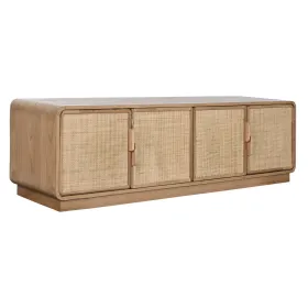 Televizoriaus baldai Home ESPRIT Natūralus Rotangas Ąžuolas 157 x 40 x 46 cm