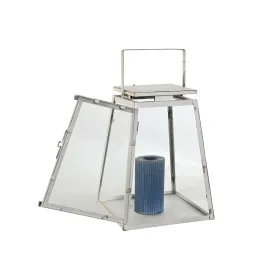 Lantern set Home ESPRIT White Golden Metal Crystal Modern 26 x 26 x 38,5 cm (2 Pieces)