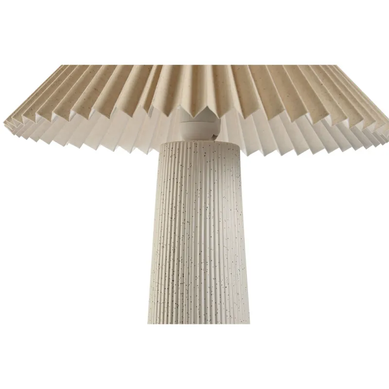 Galda lampa Home ESPRIT Bēšs Keramika 50 W 220 V 35 x 35 x 41 cm