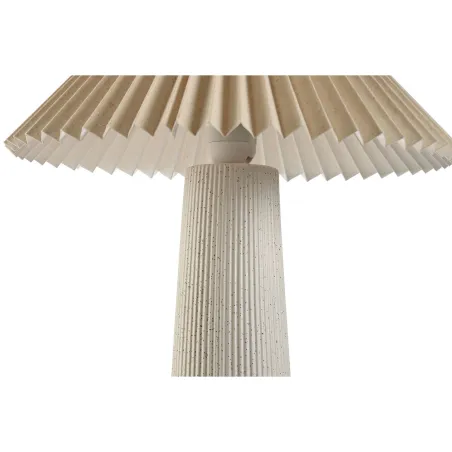 Galda lampa Home ESPRIT Bēšs Keramika 50 W 220 V 35 x 35 x 41 cm