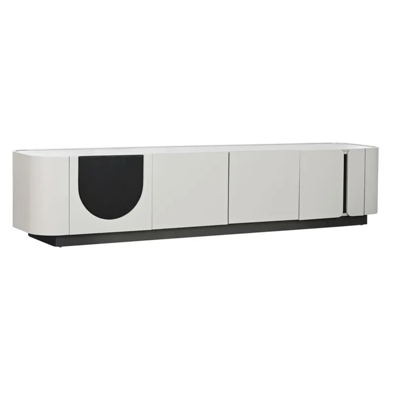 TV-mööbel Home ESPRIT Valge Must Beež 200 x 40 x 42 cm