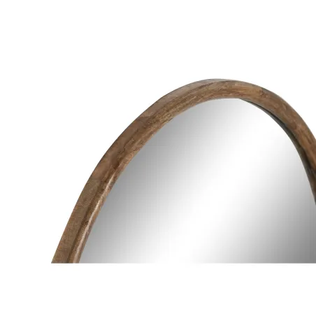 Seinapeegel Home ESPRIT Naturaalne Troopiline 60 x 2,5 x 60 cm
