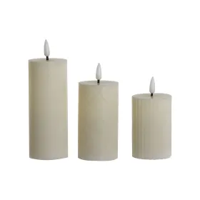 Вуаль LED Home ESPRIT Бежевый 5,5 x 5,5 x 13,5 cm (AA)