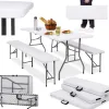 Стол складной с 2 ​​скамейками Springos GF0099 180 x 74 x 74 см