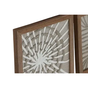 Набор из четыре рамок Home ESPRIT бумага Стеклянный 22 x 2 x 22 cm