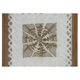 Набор из четыре рамок Home ESPRIT бумага Стеклянный 22 x 2 x 22 cm