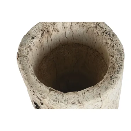 Lillepott Home ESPRIT Naturaalne Tiikpuu 31 x 31 x 46 cm