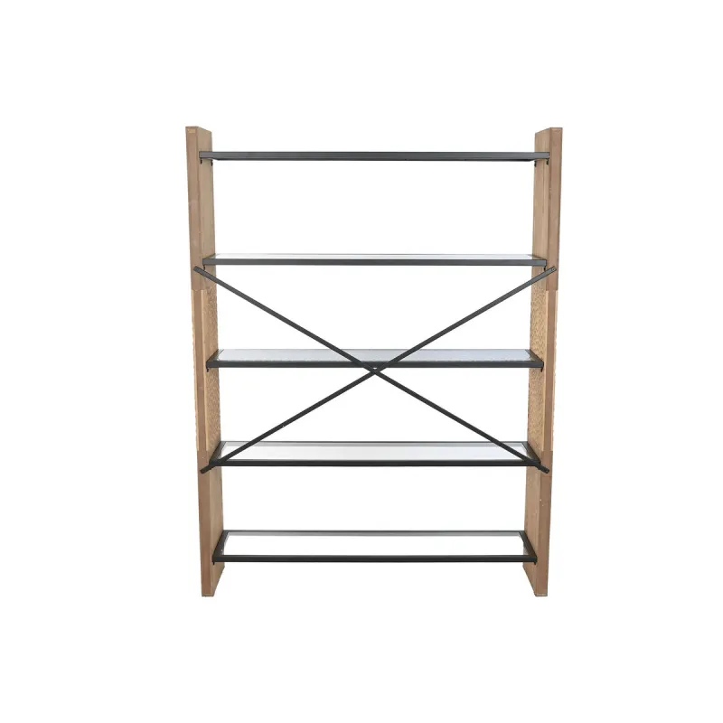 Hyllyt Home ESPRIT Metalli Kristalli Kuusi 120 x 31 x 158 cm