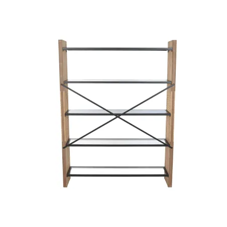 Полка Home ESPRIT Металл Стеклянный древесина ели 120 x 31 x 158 cm
