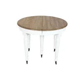 Söögilaud Home ESPRIT Valge Kuusk 100 x 100 x 78 cm
