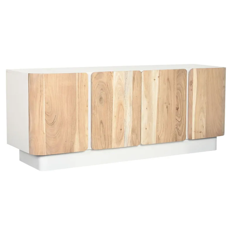 TV-kalusteet Home ESPRIT Valkoinen Luonnollinen 140 x 40 x 55 cm