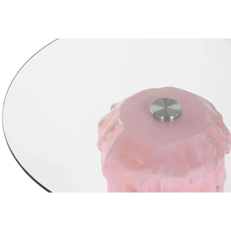 Side table Home ESPRIT Pink 48 x 48 x 49 cm