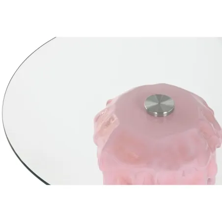 Side table Home ESPRIT Pink 48 x 48 x 49 cm