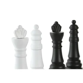 Decorative Figure Home ESPRIT White Brown Black Vintage 7 x 7 x 23 cm (4 Units)