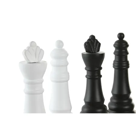 Decorative Figure Home ESPRIT White Brown Black Vintage 7 x 7 x 23 cm (4 Units)