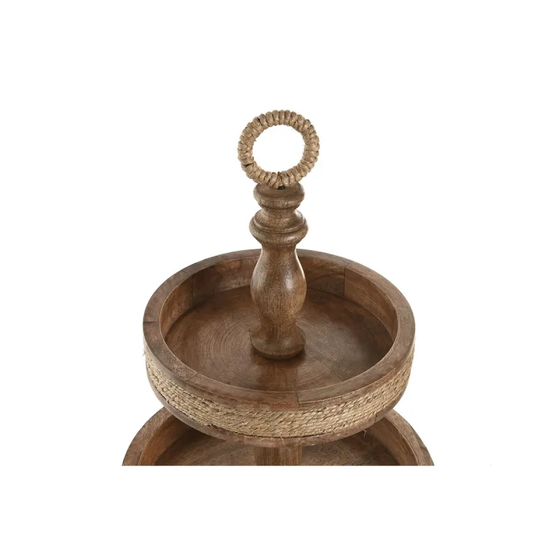 Centerpiece Home ESPRIT Brown Rope Mango wood 38 x 38 x 63 cm