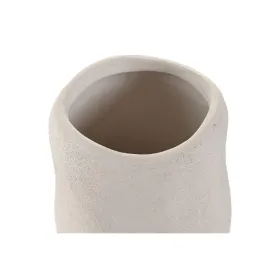 Vaza Home ESPRIT Rusvai gelsva Keramikinis 10 x 10 x 20 cm