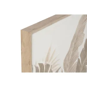 Paveikslas Home ESPRIT Balta Natūralus Paklodės Tropinis Su palengvėjimu 102,5 X 4,5 X 102,5 CM (2 vnt.)
