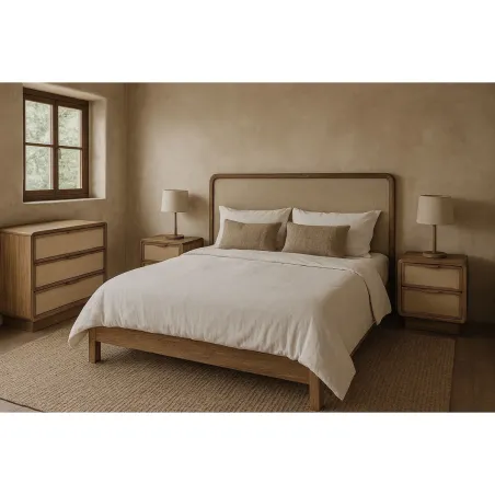 Nightstand Home ESPRIT Brown 40 x 30 x 45 cm