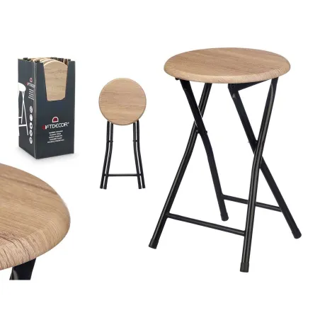 taburete Gift Decor Dabisks PVC Metāls Koks MDF 30 x 46 x 30 cm 71,8 x 6,5 x 30 cm (8 gb.)