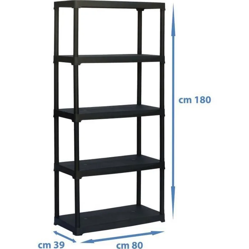 Hyllyt TOOD Hartsi 5 Hyllyt 30 Kg 39 x 80 x 180 cm