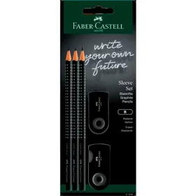 Pieštukų rinkinys Faber-Castell Juoda Trikampis B 5 Dalys